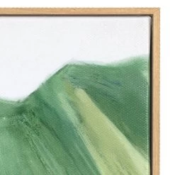 Framed Leaf Canvas Wall Art, 36x24 -Home Decor Shop framed leaf canvas wall art 36x24 4