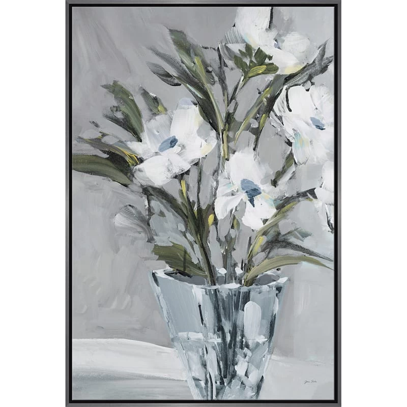 Framed Morning Rose Embellished Canvas Wall Art, 25x37 3 Framed Morning Rose Embellished Canvas Wall Art, 25x37