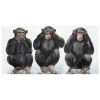 Framed Three Monkeys Embellished Canvas Wall Art, 17x34 1 Framed Three Monkeys Embellished Canvas Wall Art, 17x34 -Home Decor Shop framed three monkeys embellished canvas wall art 17x34 1