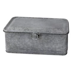 Galvanized Metal Box, 13x7