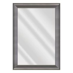 Gina Gunmetal Wall Mirror, 31x43