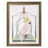 Glass Framed Cockatoo Print Wall Art, 13x17 -Home Decor Shop glass framed cockatoo print wall art 13x17 1