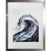 Glass Framed Liquid Wave 1 Wall Art, 27x39 -Home Decor Shop glass framed liquid wave 1 wall art 27x39 1