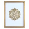 Glass Framed Metallic Mandala Wall Art, 11x14 1 Glass Framed Metallic Mandala Wall Art, 11x14 -Home Decor Shop glass framed metallic mandala wall art 11x14 1