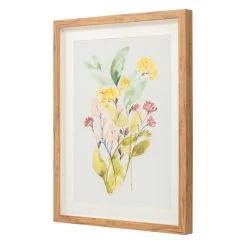 Glass Framed Spring Sprigs Print Wall Art, 16x20 -Home Decor Shop glass framed spring sprigs print wall art 16x20 2