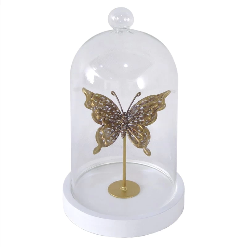 Gold Butterfly Stand Decor, 10.5" 3 Gold Butterfly Stand Decor, 10.5"