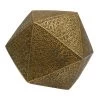 Gold Geometric Orb, 9.5" 2 Gold Geometric Orb, 9.5" -Home Decor Shop gold geometric orb 9.5