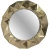 Gold Geometric Round Wall Mirror, 36" 2 Gold Geometric Round Wall Mirror, 36" -Home Decor Shop gold geometric round wall mirror 36