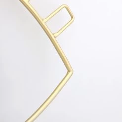 Gold Metal Eye Shaped Wall Mirror, 16x9.5 -Home Decor Shop gold metal eye shaped wall mirror 16x9.5 2