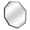 Gold Metal Octagon Wall Mirror, 24" 2 Gold Metal Octagon Wall Mirror, 24" -Home Decor Shop gold metal octagon wall mirror 24