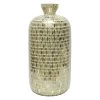 Gold Mosaic Vase, 18" 2 Gold Mosaic Vase, 18" -Home Decor Shop gold mosaic vase 18