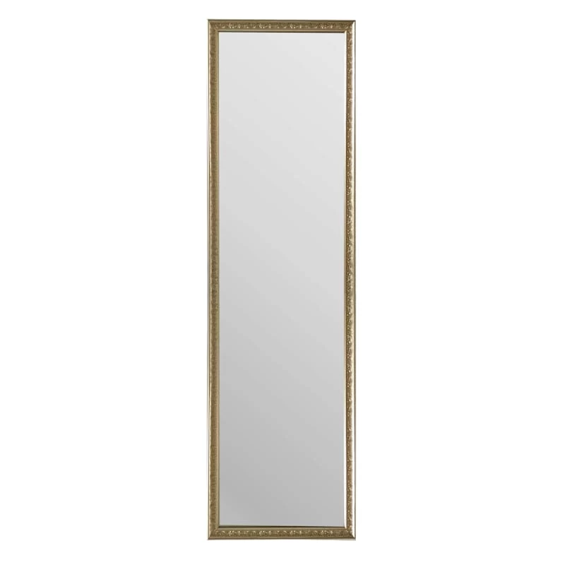 Gold Ornate Leaner Mirror, 14x50 3 Gold Ornate Leaner Mirror, 14x50