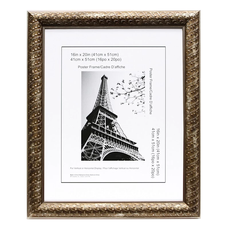 Gold Poster Frame, 16x20 3 Gold Poster Frame, 16x20