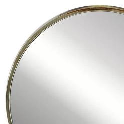 Gold With Chain Round Wall Mirror, 18" -Home Decor Shop gold with chain round wall mirror 18 1