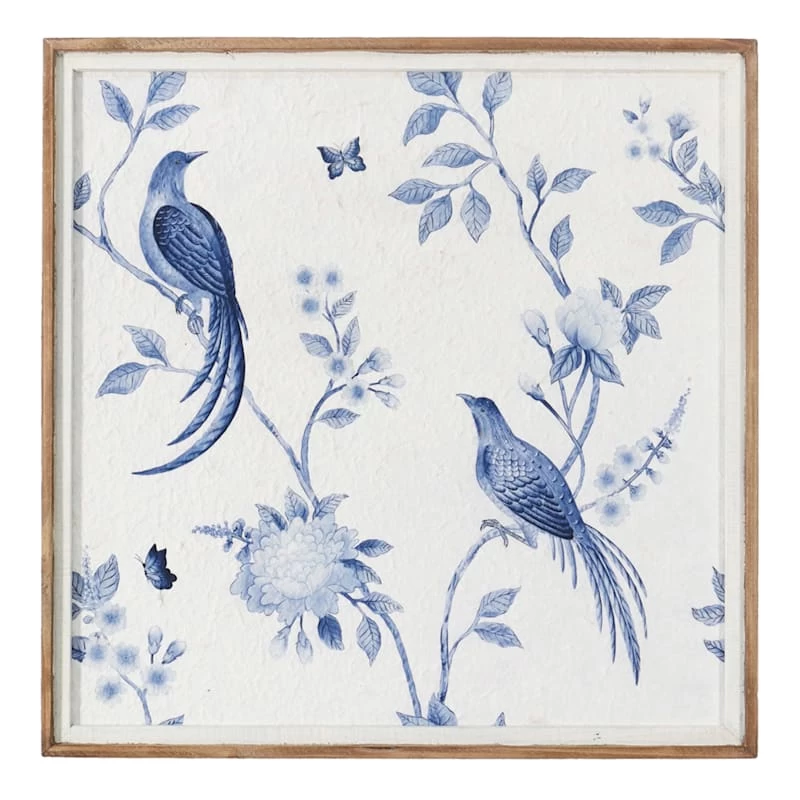 Grace Mitchell Blue Faux Wood Wall Art, 24x24 3 Grace Mitchell Blue Faux Wood Wall Art, 24x24