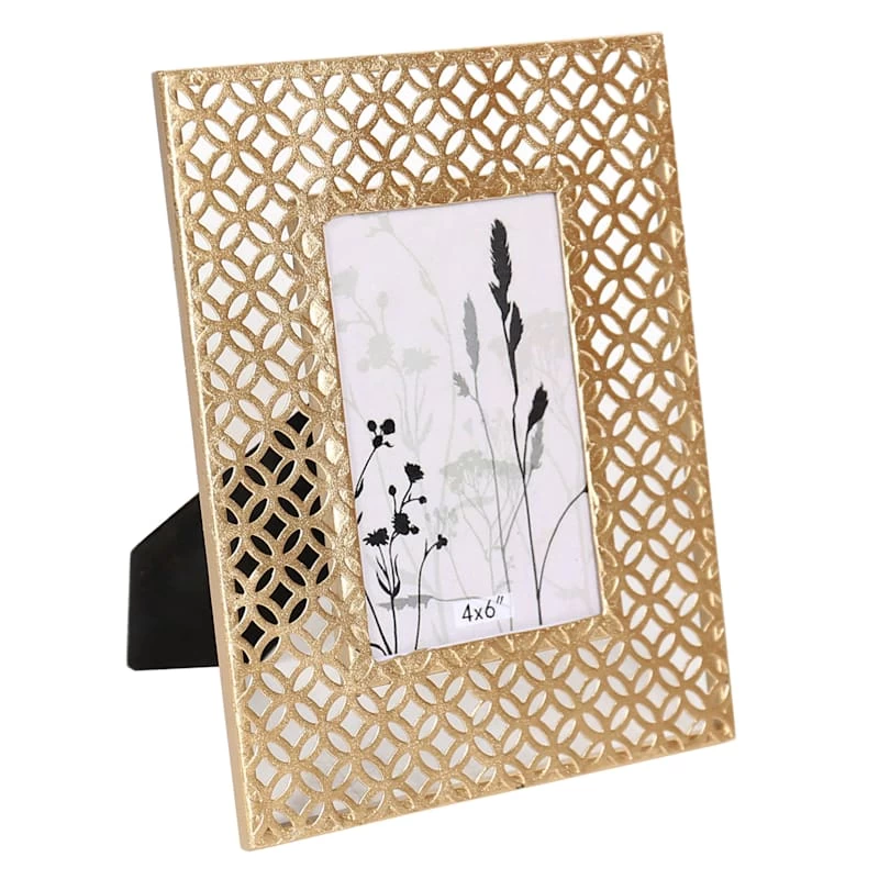 Grace Mitchell Geometric Metal Photo Frame, 4x6 3 Grace Mitchell Geometric Metal Photo Frame, 4x6