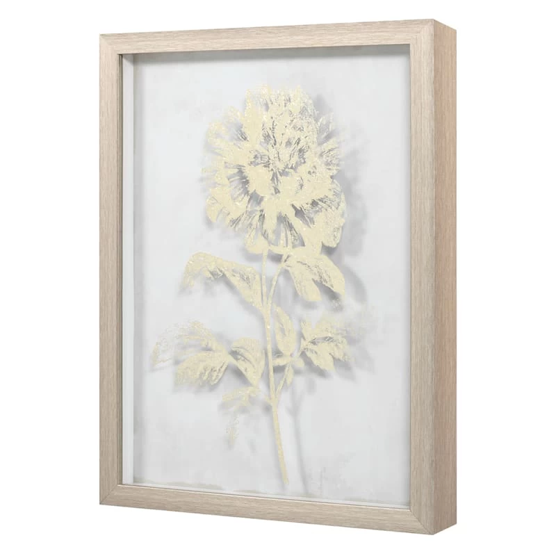 Grace Mitchell Glass Framed Gold Rose Wall Art, 12x16 4 Grace Mitchell Glass Framed Gold Rose Wall Art, 12x16 - Image 2