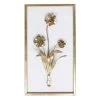 Grace Mitchell Gold Metal Floral Wall Art, 10x18