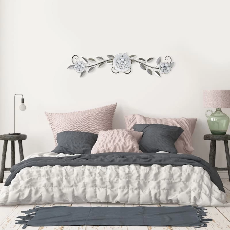 Grace Mitchell Metal Floral Branch Wall Decor, 39x10 4 Grace Mitchell Metal Floral Branch Wall Decor, 39x10 - Image 2