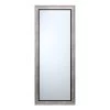 Grey & Black Framed Wall Mirror, 24x58 -Home Decor Shop grey black framed wall mirror 24x58 1