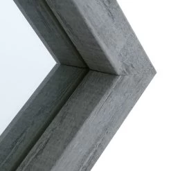 Grey Framed Wall Mirror, 16x20 -Home Decor Shop grey framed wall mirror 16x20 4