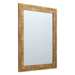 Hammered Gold Framed Wall Mirror, 22x28 -Home Decor Shop hammered gold framed wall mirror 22x28 2