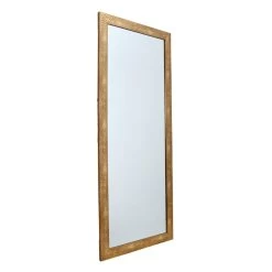 Hammered Gold Framed Wall Mirror, 24x58 -Home Decor Shop hammered gold framed wall mirror 24x58 2