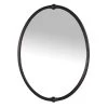 Honeybloom Black Oval Metal Wall Mirror, 20x28 1 Honeybloom Black Oval Metal Wall Mirror, 20x28 -Home Decor Shop honeybloom black oval metal wall mirror 20x28 1