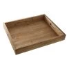 Honeybloom Brown Wood Decorative Tray, 20x16