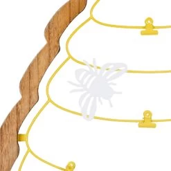 Honeybloom Framed Bee Hive Wall Clip, 21x28 -Home Decor Shop honeybloom framed bee hive wall clip 21x28 2