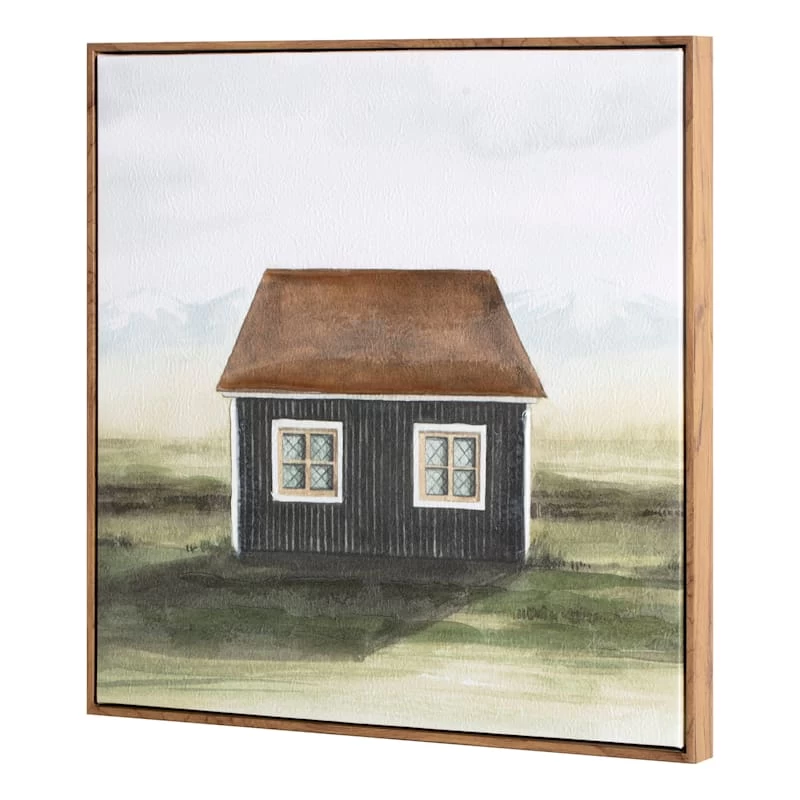 Honeybloom Framed Cottage Canvas Wall Art, 20" 4 Honeybloom Framed Cottage Canvas Wall Art, 20" - Image 2