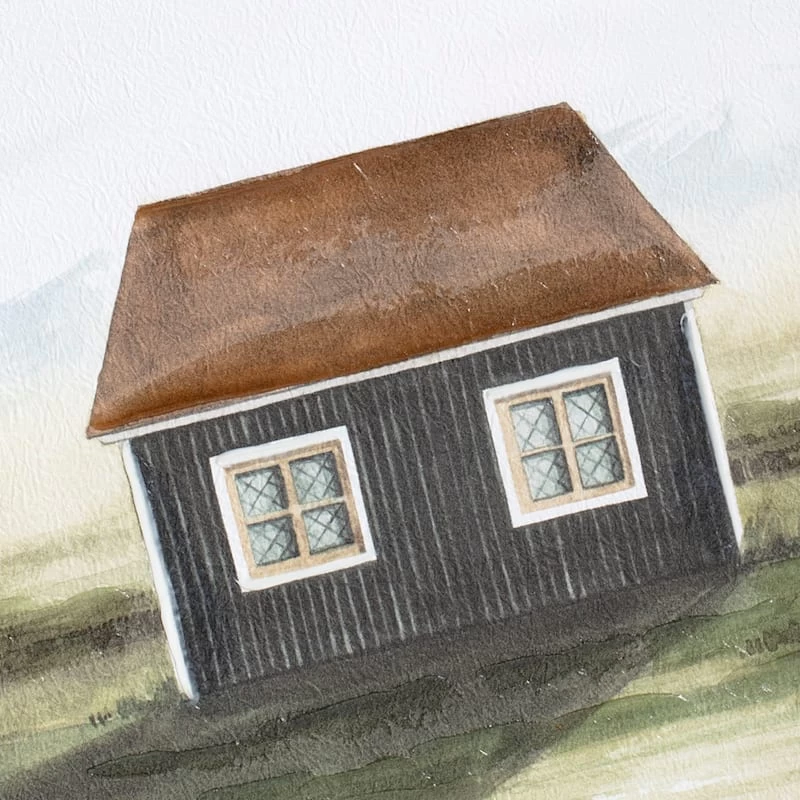 Honeybloom Framed Cottage Canvas Wall Art, 20" 8 Honeybloom Framed Cottage Canvas Wall Art, 20" - Image 6