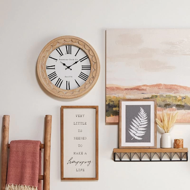 Honeybloom Glass Framed Black & White Fern Silhouette Wall Decor, 12x16 3 Honeybloom Glass Framed Black & White Fern Silhouette Wall Decor, 12x16