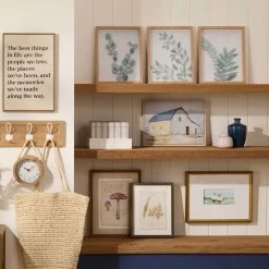 Honeybloom Glass Framed Sheep Print Wall Art, 17x13 -Home Decor Shop honeybloom glass framed sheep print wall art 17x13 4