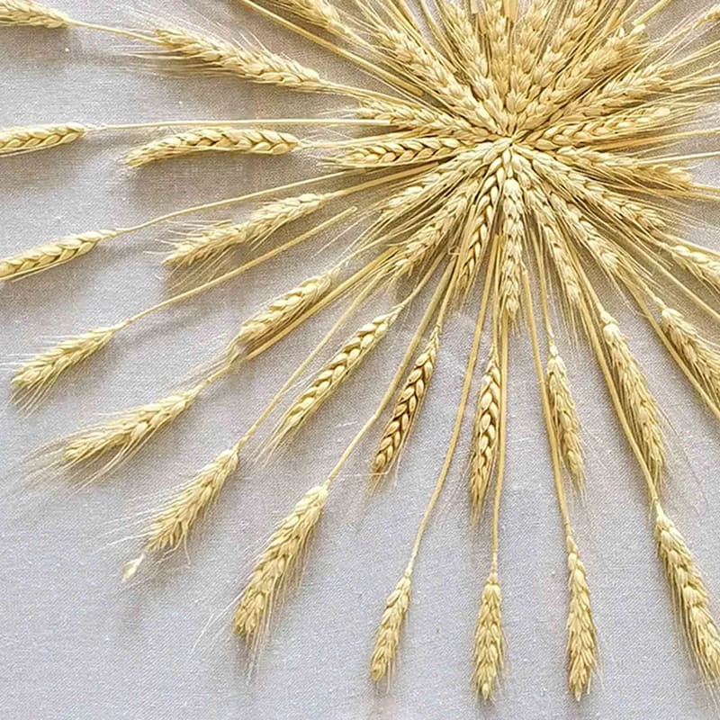 Honeybloom Glass Framed Wheat Wall Art, 25" 4 Honeybloom Glass Framed Wheat Wall Art, 25" - Image 2