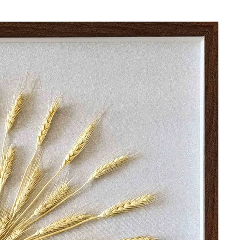 Honeybloom Glass Framed Wheat Wall Art, 25" 5 Honeybloom Glass Framed Wheat Wall Art, 25" - Image 3