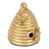 Honeybloom Gold Metal Beehive Figurine, 4.8" -Home Decor Shop honeybloom gold metal beehive figurine 4.8