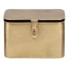 Honeybloom Gold Metal Decorative Box, 7.5" -Home Decor Shop honeybloom gold metal decorative box 7.5