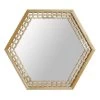 Honeybloom Hexagon Wall Mirror, 30x26 -Home Decor Shop honeybloom hexagon wall mirror 30x26 1