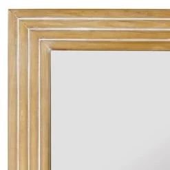 Honeybloom Square Wood Wall Mirror, 28x36 -Home Decor Shop honeybloom square wood wall mirror 28x36 2