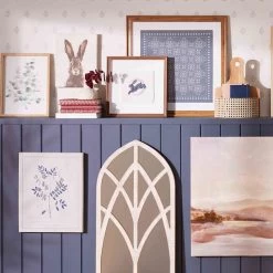 Honeybloom Windowpane Arch Wall Mirror, 20x36 -Home Decor Shop honeybloom windowpane arch wall mirror 20x36 2