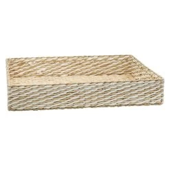 Honeybloom Woven Jute Tray, 20x14