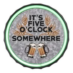 It's 5 O' Clock Somewhere Neon Sign, 12"