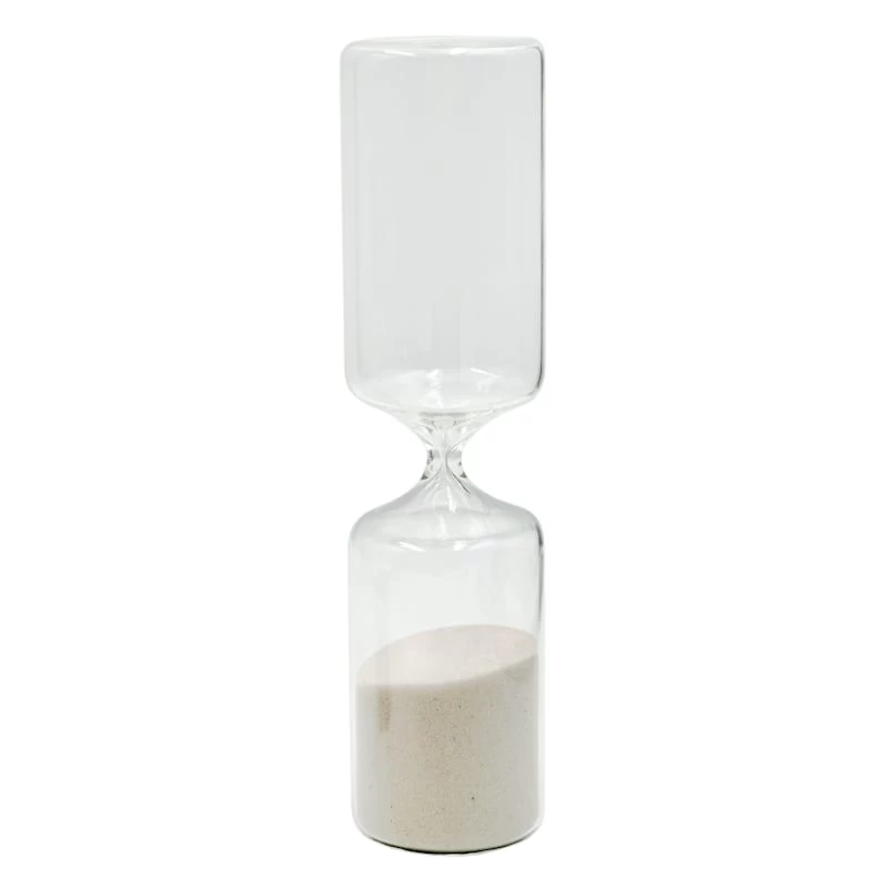 Ivory Sand Hourglass, 10" 3 Ivory Sand Hourglass, 10"