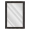 Janet Black Brown Wall Mirror, 31x43 -Home Decor Shop janet black brown wall mirror 31x43 1