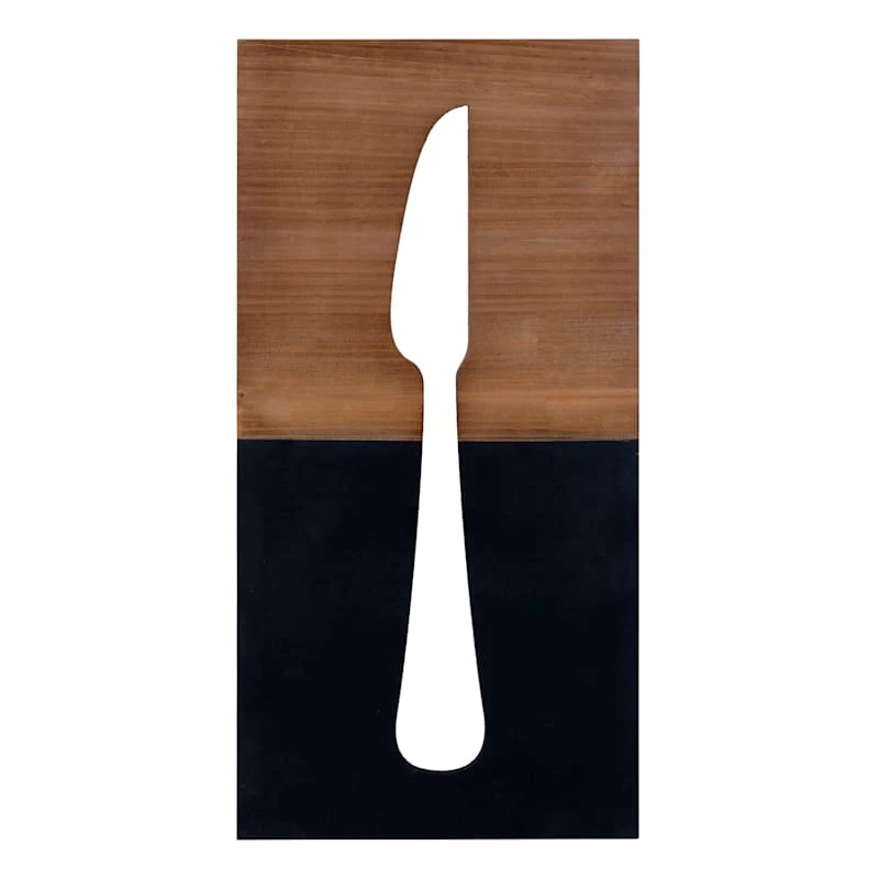 Knife Kitchen Wall Art, 12x24 3 Knife Kitchen Wall Art, 12x24