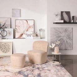 Laila Ali Abstract Canvas Wall Art, 16" -Home Decor Shop laila ali abstract canvas wall art 16 2