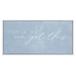 Laila Ali Framed You & Me We Got This Wall Art, 16x8