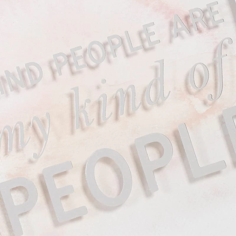 Laila Ali Glass Framed Kind People Are My Kind Of People Print Wall Art, 11x14 8 Laila Ali Glass Framed Kind People Are My Kind Of People Print Wall Art, 11x14 - Image 6