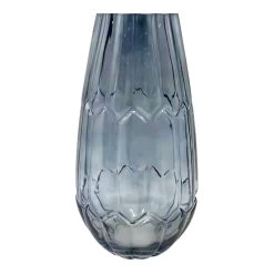 Laila Ali Grey Glass Vase, 13"